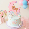 Cake Topper Osito en la Luna con estrellas - Personalizado